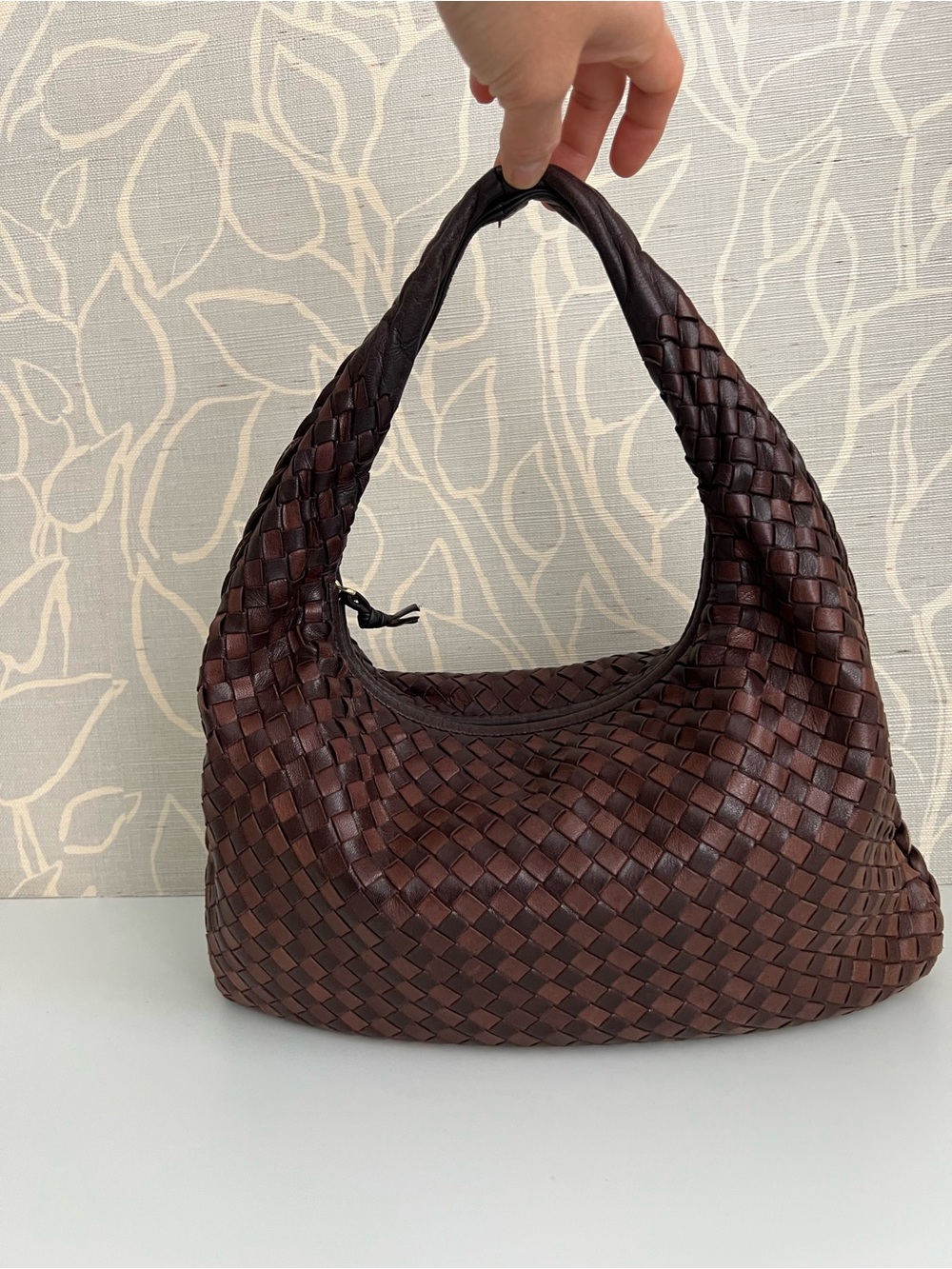 Authentic Bottega Venetta Intrecciato Shoulder Bag